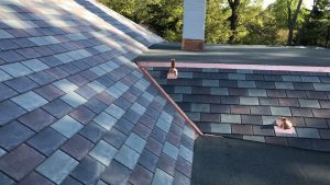 Slate roof on Memphis roof