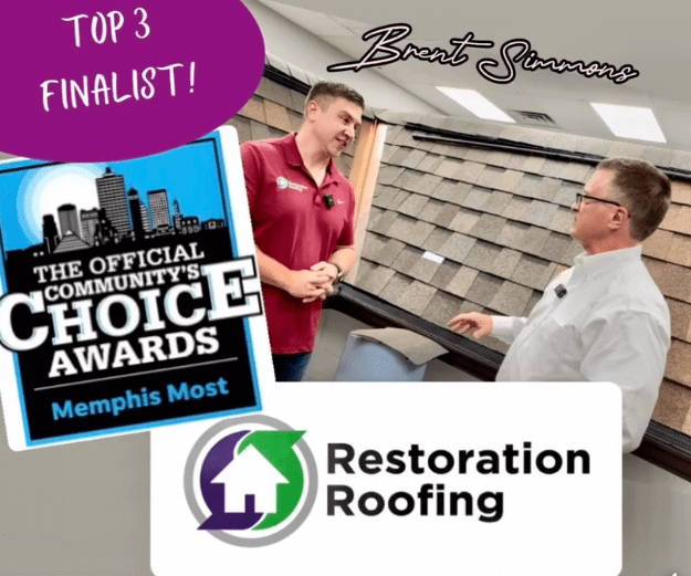 Restoration Roofing Named One of the Top 3 Memphis Roofing Companies in 2023